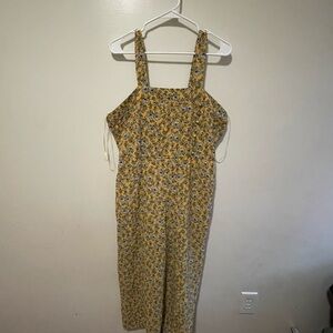 Miami Floral Yellow Jumpsuit